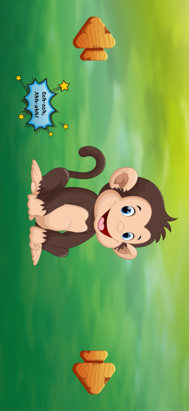 Monkey bouncing